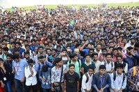 Mahanubhavudu Movie Song Launch at Stmarys College
